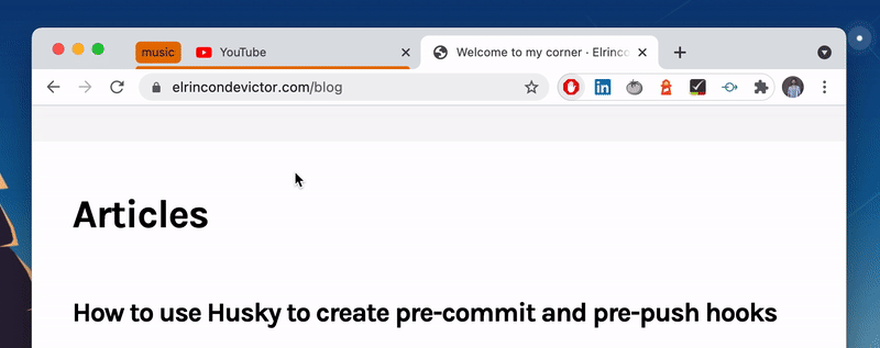 Dragging a tab group outside the tab bar to create a new window.